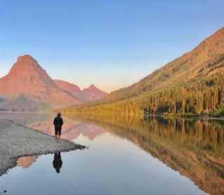 Two Medicine Lake at dawn